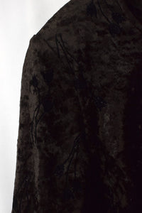 Brown Velvet Dress