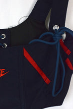 Load image into Gallery viewer, Reworked Nike Brand Corset Style Top

