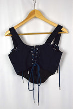 Load image into Gallery viewer, Reworked Nike Brand Corset Style Top
