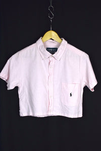 Reworked Ralph Lauren Brand Crop Top