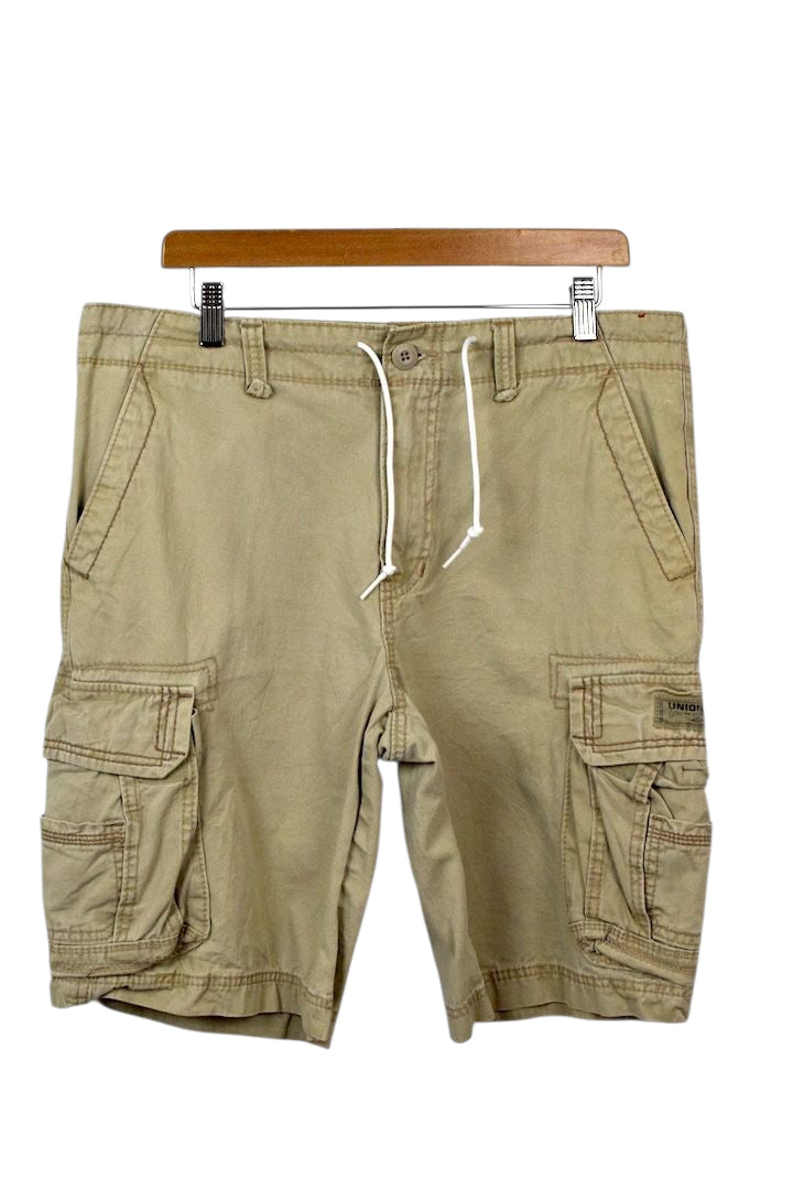 Beige Cargo Shorts