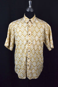Abstract Tile Print Shirt