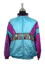 Load image into Gallery viewer, Pink and Blue Spray Jacket
