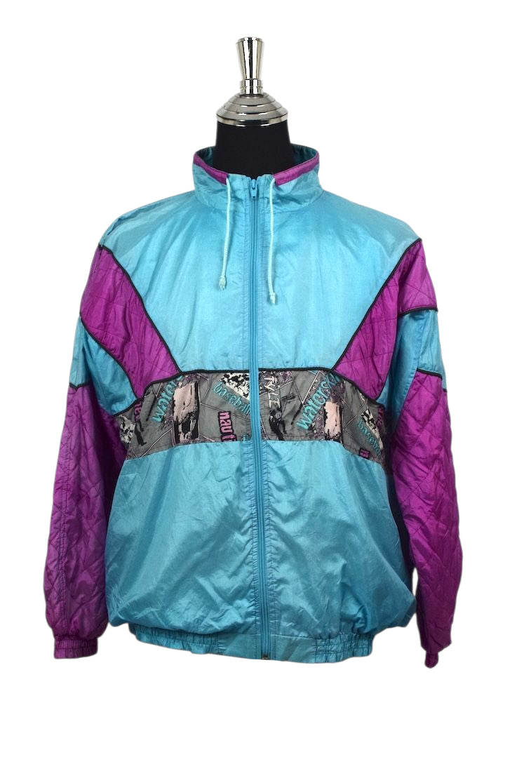 Pink and Blue Spray Jacket
