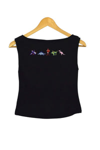 Reworked Dinosaur Print T-shirt