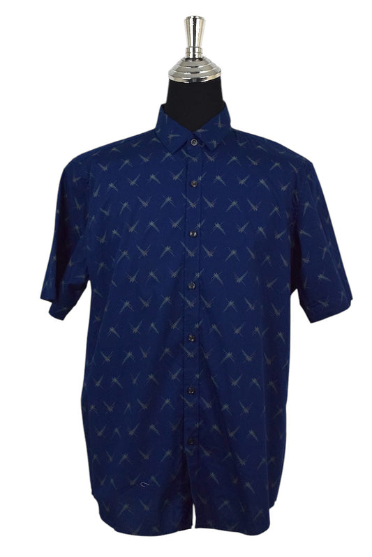 Cotton Abstract Print Shirt