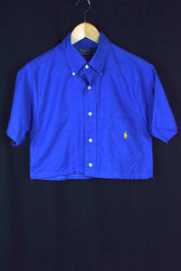 Reworked Ralph Lauren Brand Crop Top