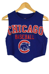Reworked Chicago Cubs MLB Cropped T-shirt
