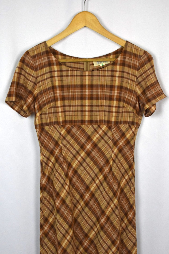 Ladies Checkered Dress