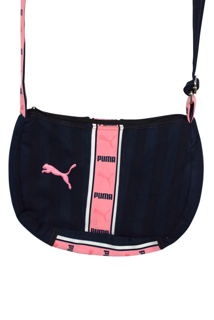 Reworked Puma Brand Zip Satchel Bag