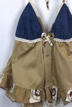 Load image into Gallery viewer, Reworked Halterneck Babydoll Top
