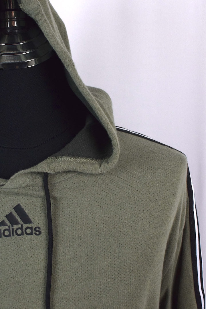 Khaki Adidas Brand Hoodie