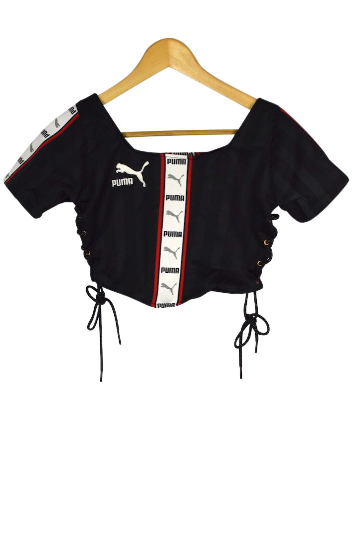 Reworked Puma Brand Crop Top