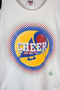 80s/90s Cheer "Just For The Thrill Of It" Singlet