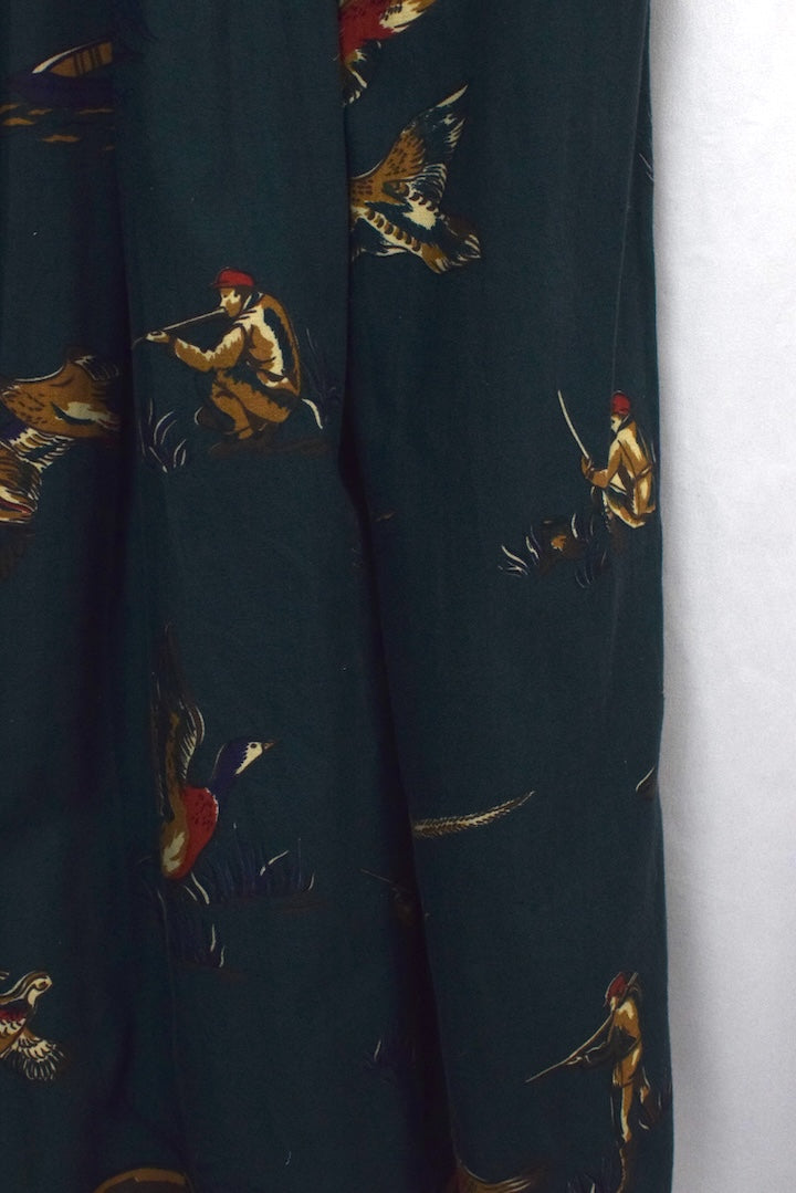 Reworked Duck Hunting Print Skirt
