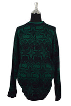 Load image into Gallery viewer, Navy and Green Knitted Jumper
