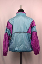 Load image into Gallery viewer, Pink and Blue Spray Jacket

