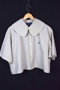 Reworked Cropped Ralph Lauren Brand Top