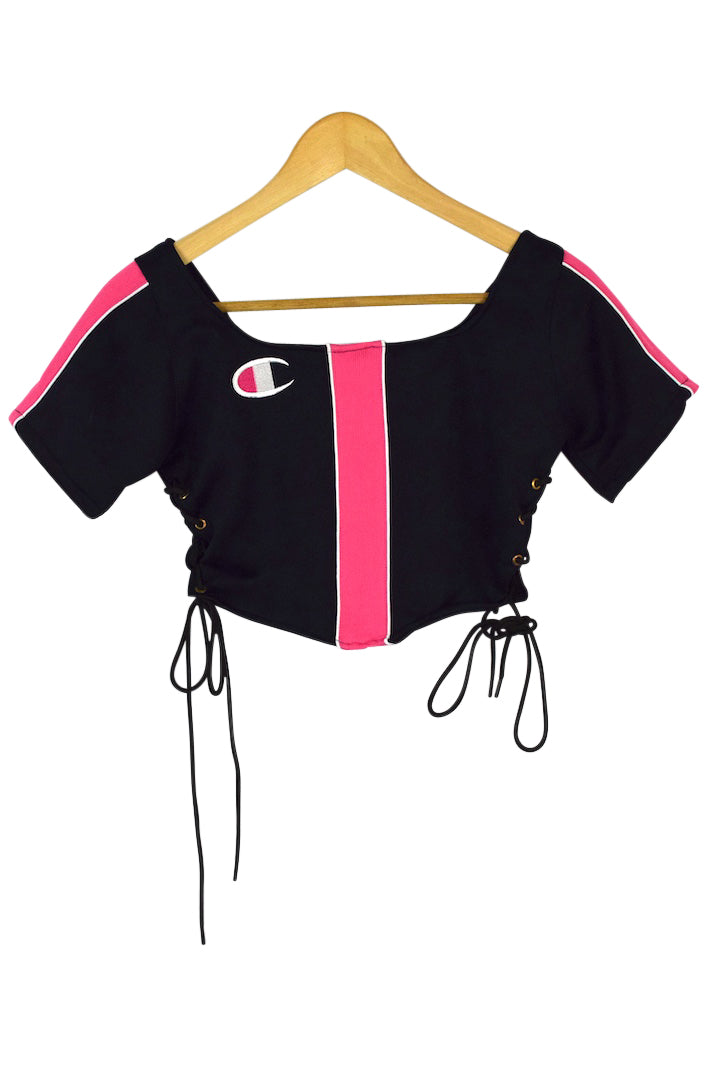Reworked Champion Brand Crop Top