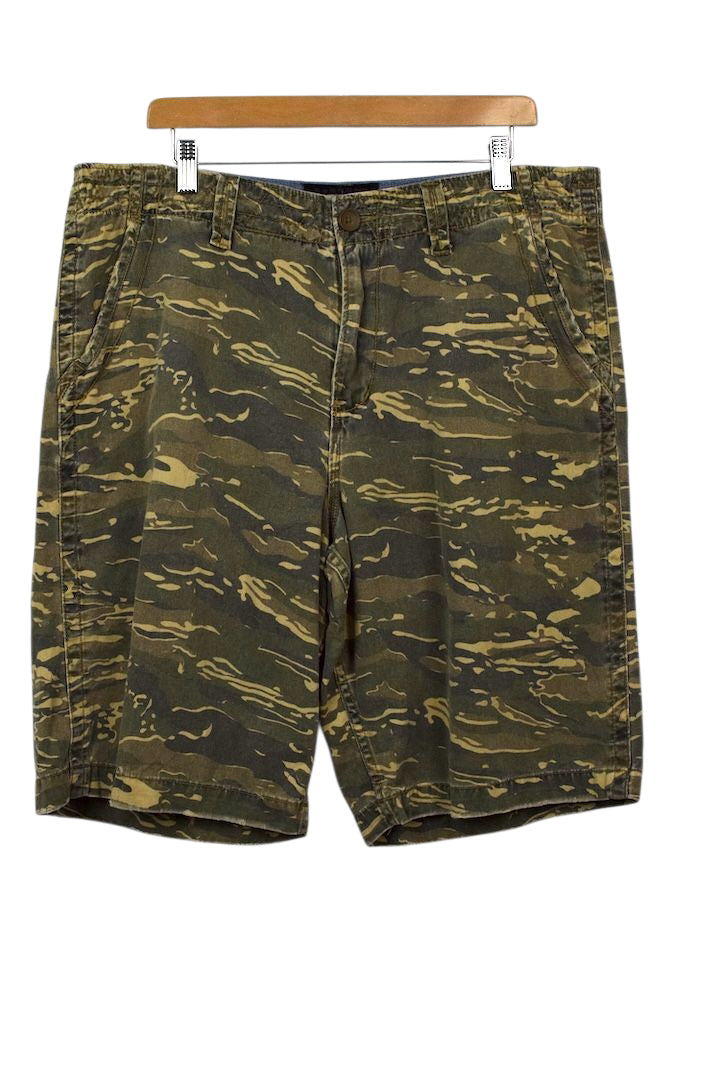 Quicksilver Brand Camouflage Denim Shorts