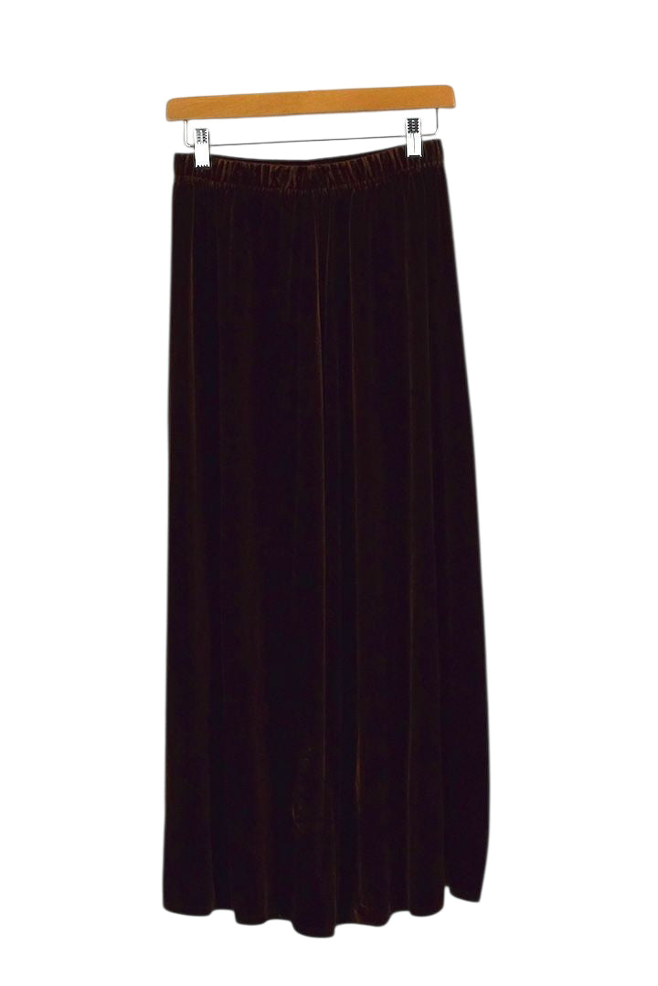 80s/90s Brown Velvet Skirt