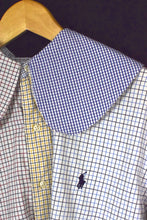 Load image into Gallery viewer, Reworked Cropped Patchwork Ralph Lauren Brand Top
