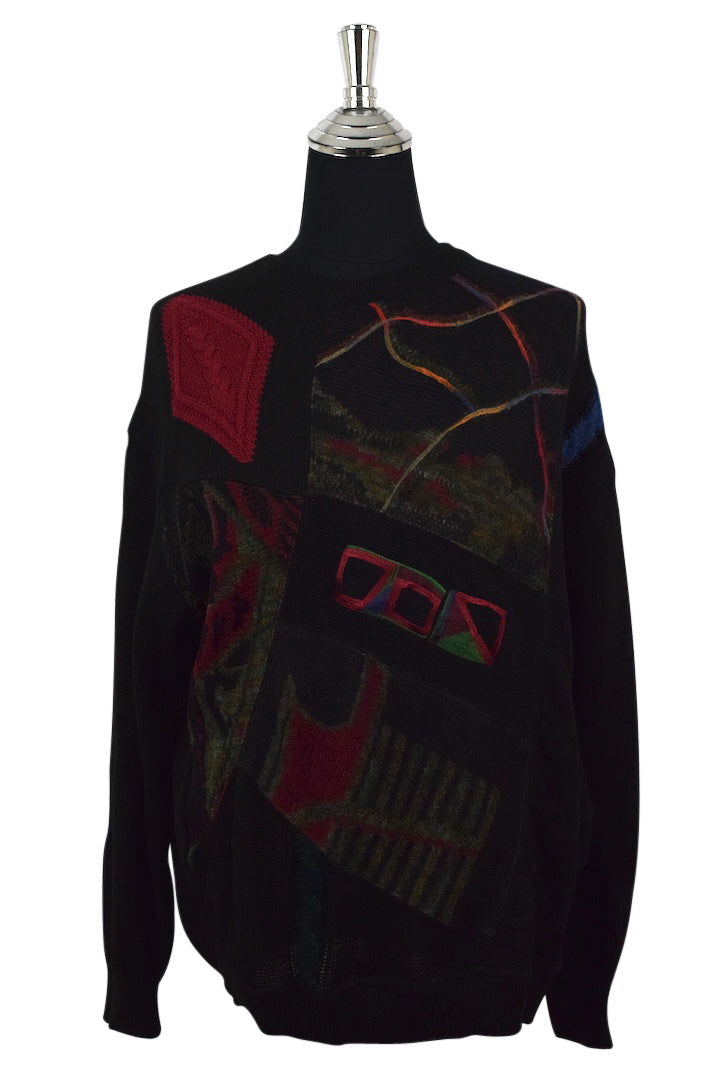 Abstract Knitted Jumper
