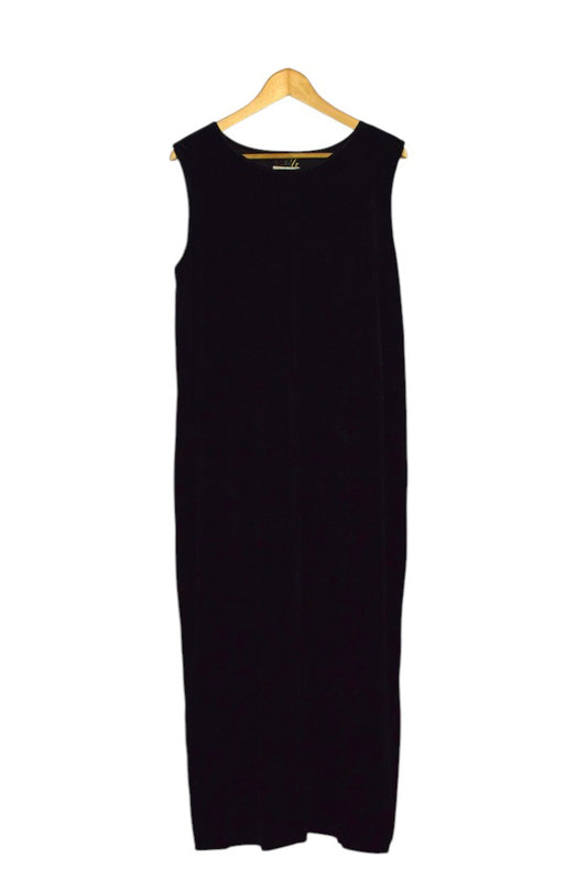 80s/90s Black Velvet Dress