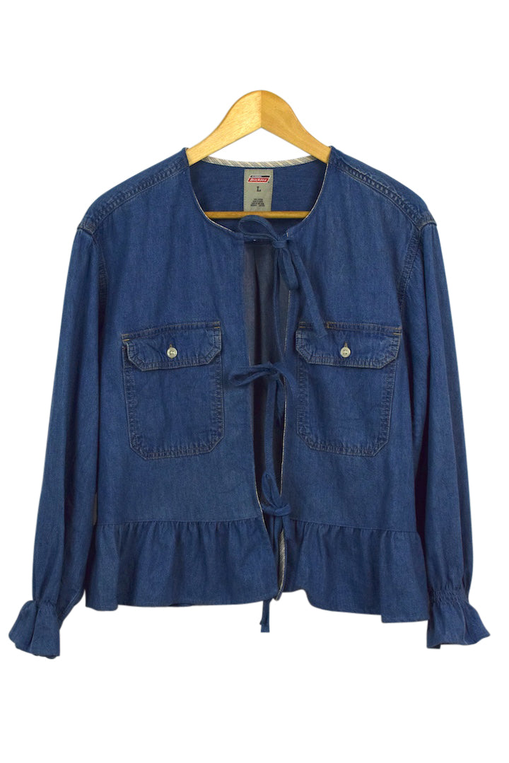 98 Reworked Dickies Brand Denim Top