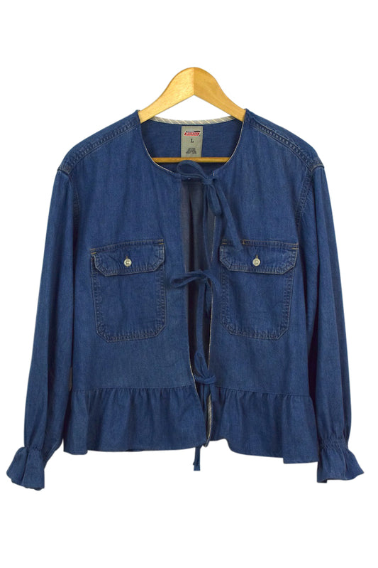 98 Reworked Dickies Brand Denim Top