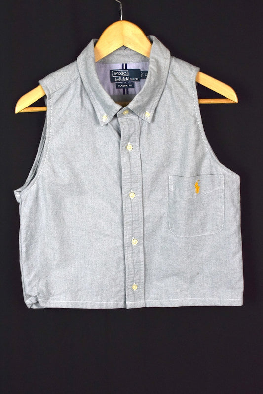 Reworked Ralph Lauren Brand Crop Top