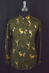 Columbia Brand Deer Print Shirt