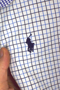Reworked Cropped Patchwork Ralph Lauren Brand Top