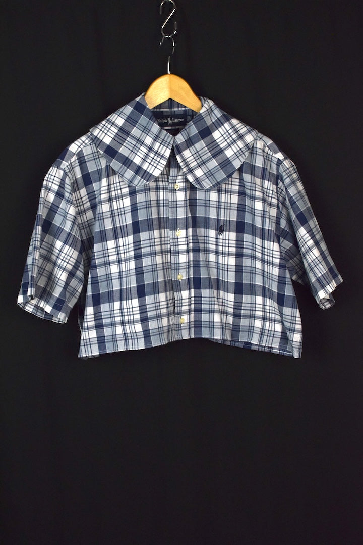 Reworked Ralph Lauren Brand Crop Top