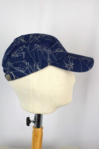 NEW Blue Abstract Pattern Sports Cap