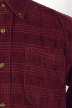Load image into Gallery viewer, Red Checkered Corduroy Shirt
