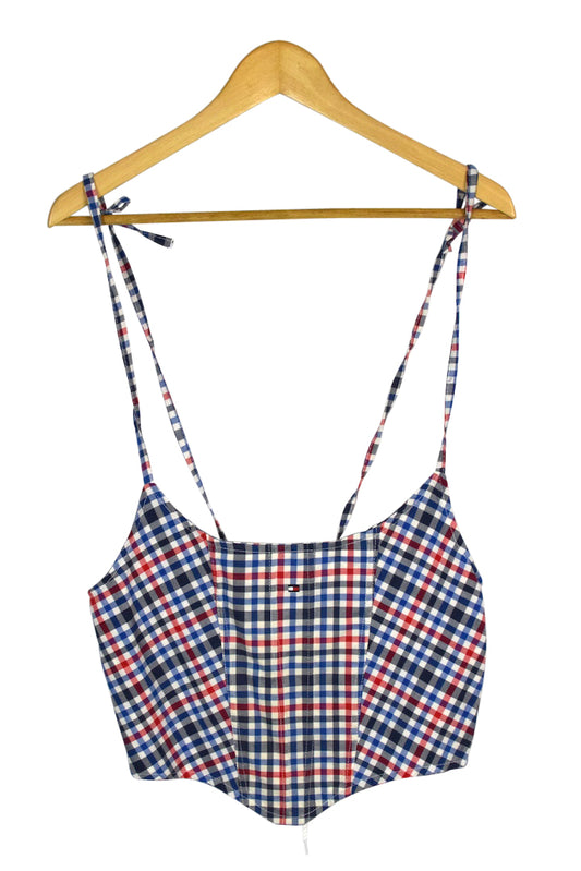 Reworked Tommy Hilfiger Brand Corset Style Top