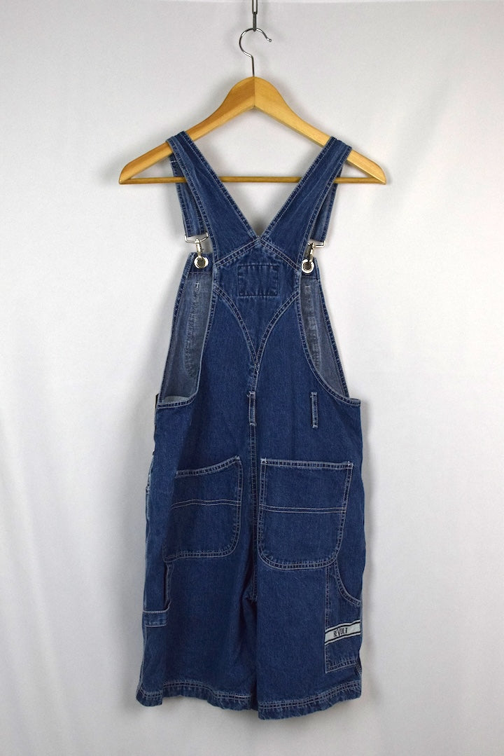 Revolt Brand Short Denim Overalls