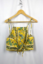 Load image into Gallery viewer, Reworked Paisley Print Tie Up Top
