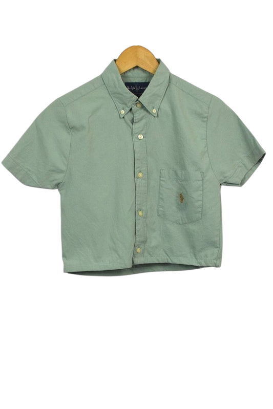 Reworked Ralph Lauren Brand Cropped Top