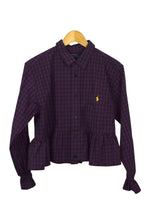 Load image into Gallery viewer, Reworked Cropped Ralph Lauren Brand Top
