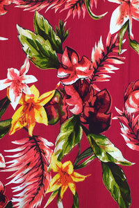 Red Hawaiian Dress