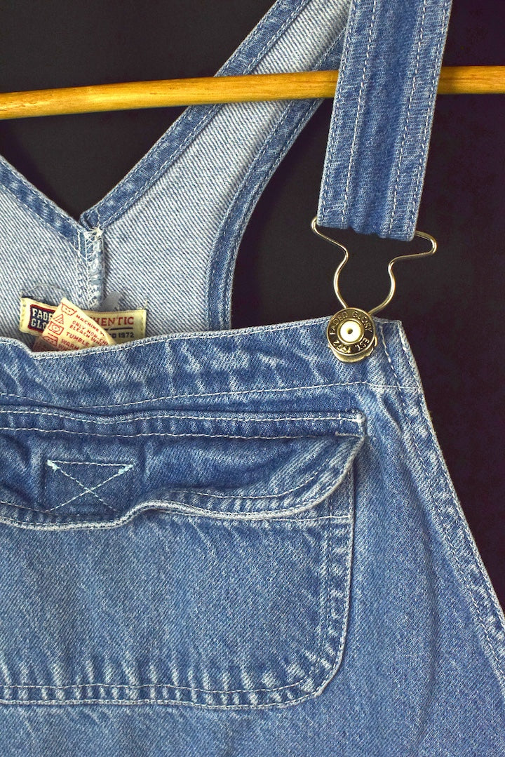 Floral Denim Overalls