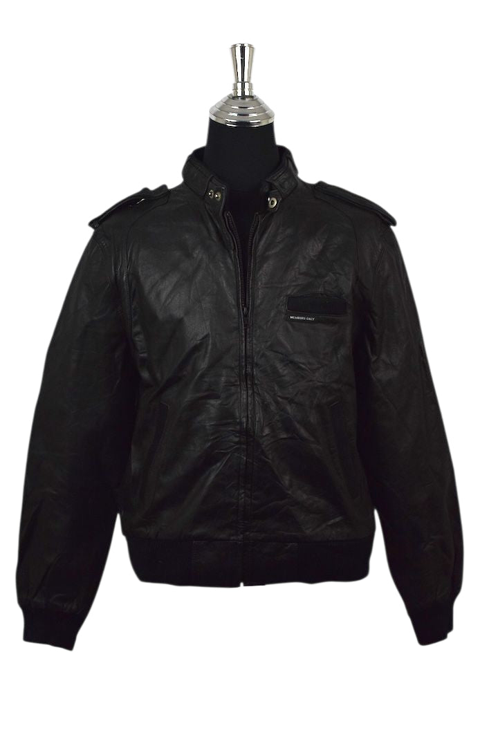 Members Only Brand Leather Jacket