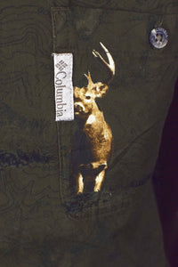Columbia Brand Deer Print Shirt