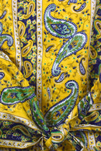 Load image into Gallery viewer, Reworked Paisley Print Tie Up Top
