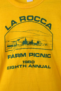 1980 La Rocca Farm Picnic T-Shirt