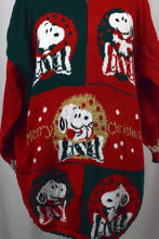 Load image into Gallery viewer, 80s/90s Snoopy Christmas Knitted Jumper
