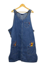 Load image into Gallery viewer, 90s Winnie The Pooh Denim Dress
