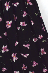 80s/90s Floral Print Skirt